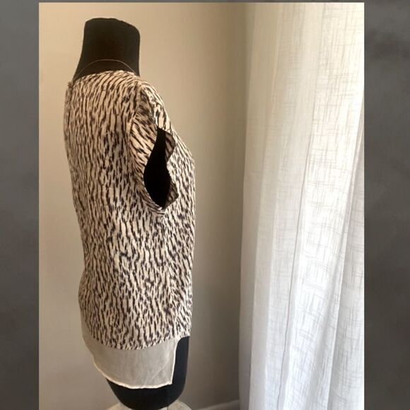 Rebecca Taylor Mirage Cap Sleeve Silk Shell - Picture 11 of 16